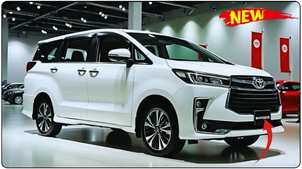 Toyota Innova Crysta 2025 Launched at ₹19 Lakh with 7 Airbags, ABS & Premium Features – Check What’s New!